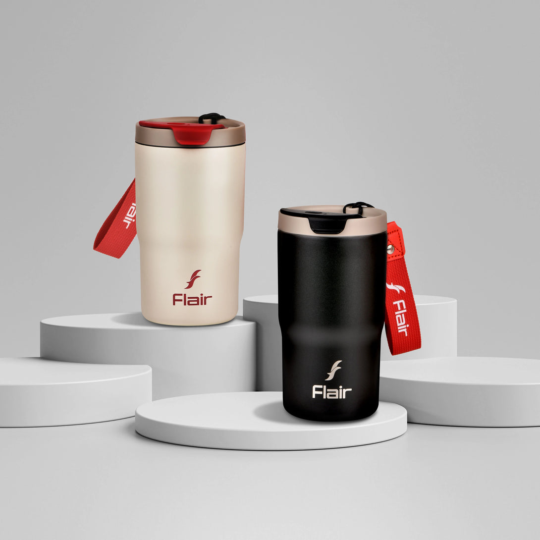 Coffee Mug Vacuum Insulated FIVEVOO Tumbler Mug Stainless 600ML